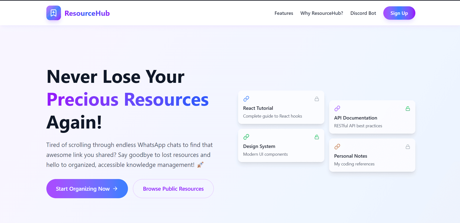 ResourceHub - Resource Management Platform